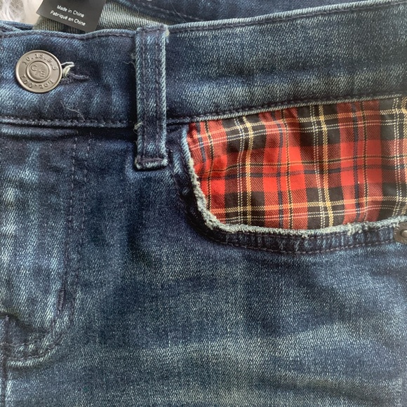 Current Elliot Stiletto Plaid Pocket jeans 28 - Picture 5 of 8